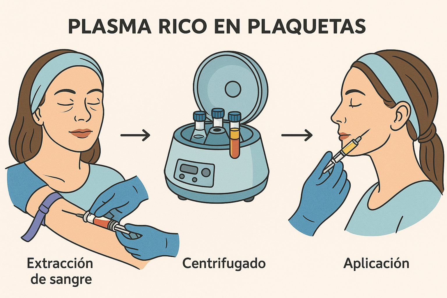 paso a paso del plasma rico en plaquetas