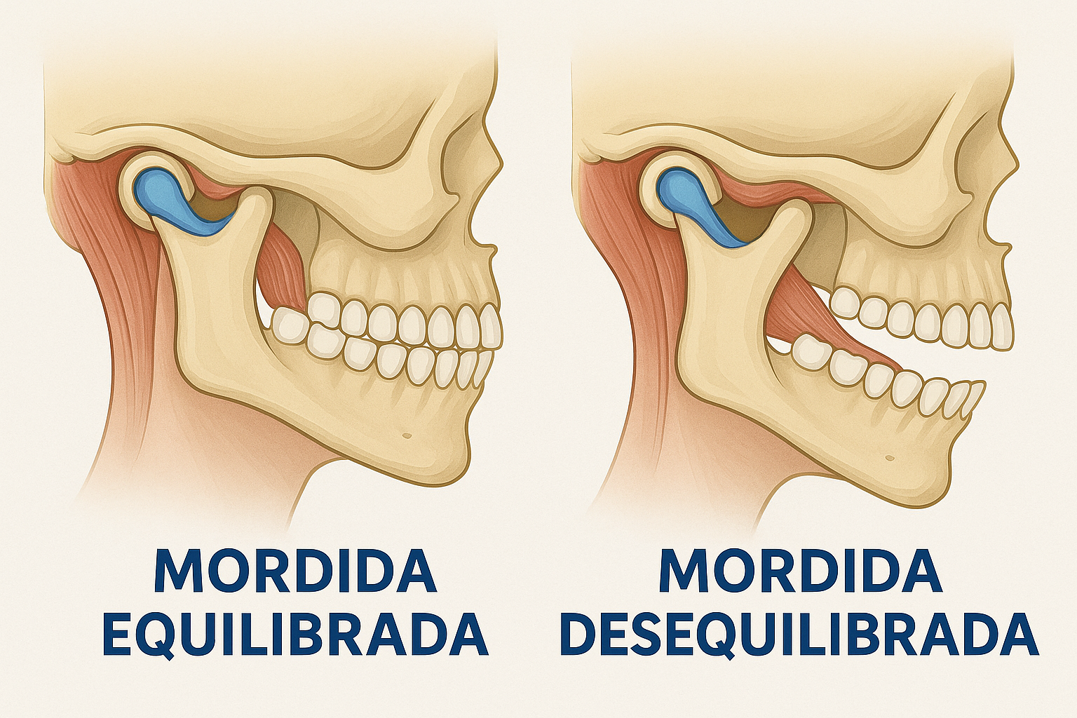 Mordida equilibrada y desequilibrada