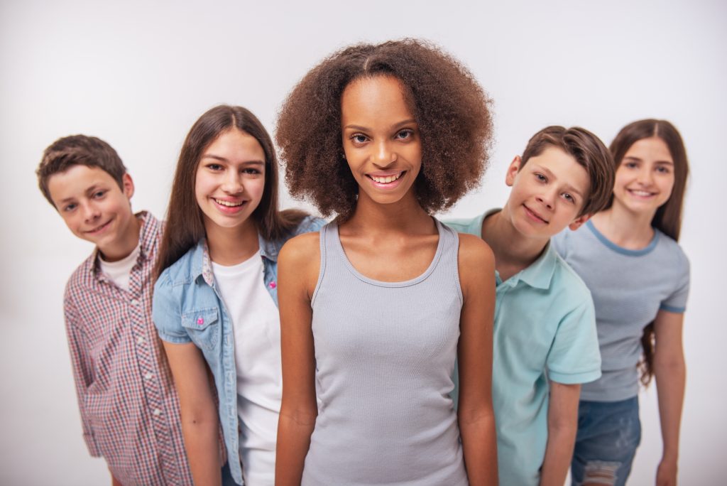 grupo de adolescentes