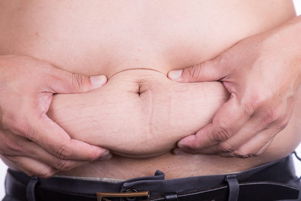grasa en el abdomen