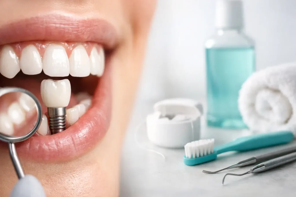 Cómo cuidar implantes recién colocados