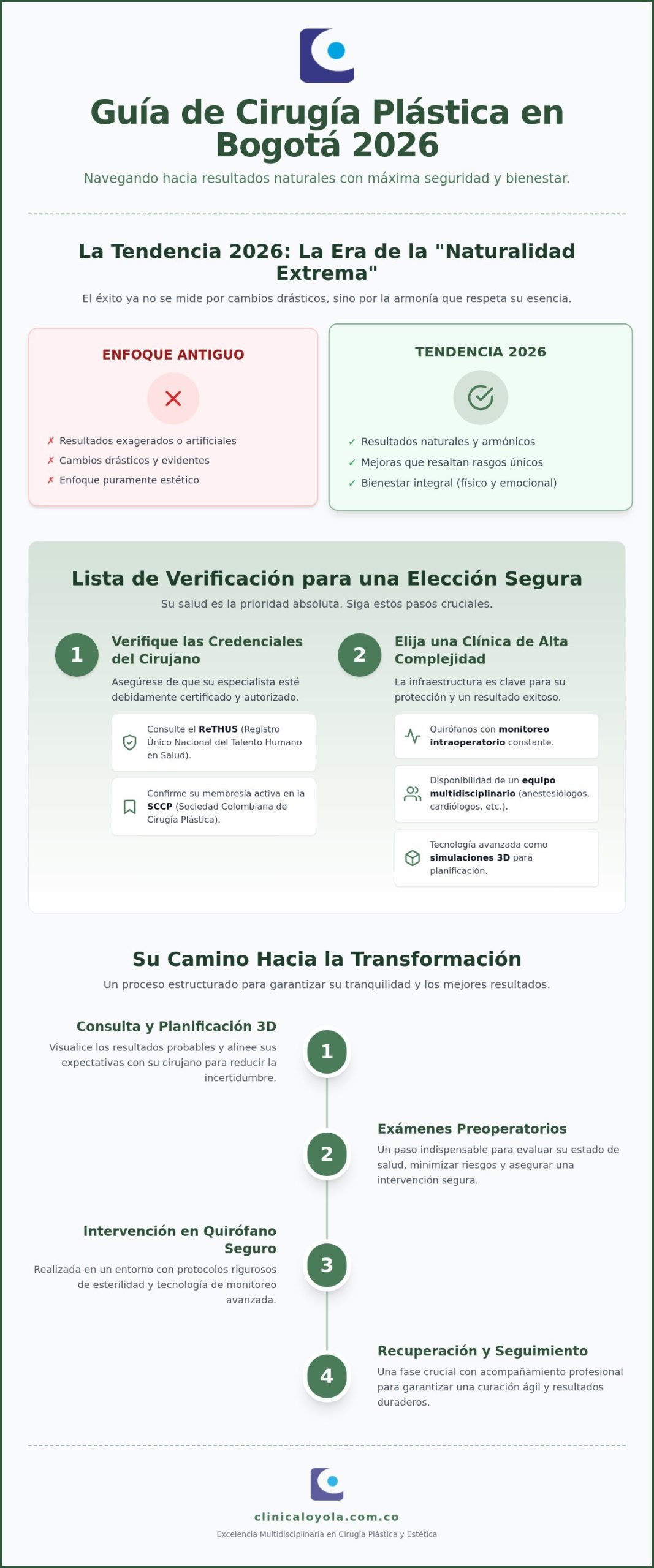 Cirugía plástica en Bogotá: Guía completa sobre procedimientos y seguridad en 2026