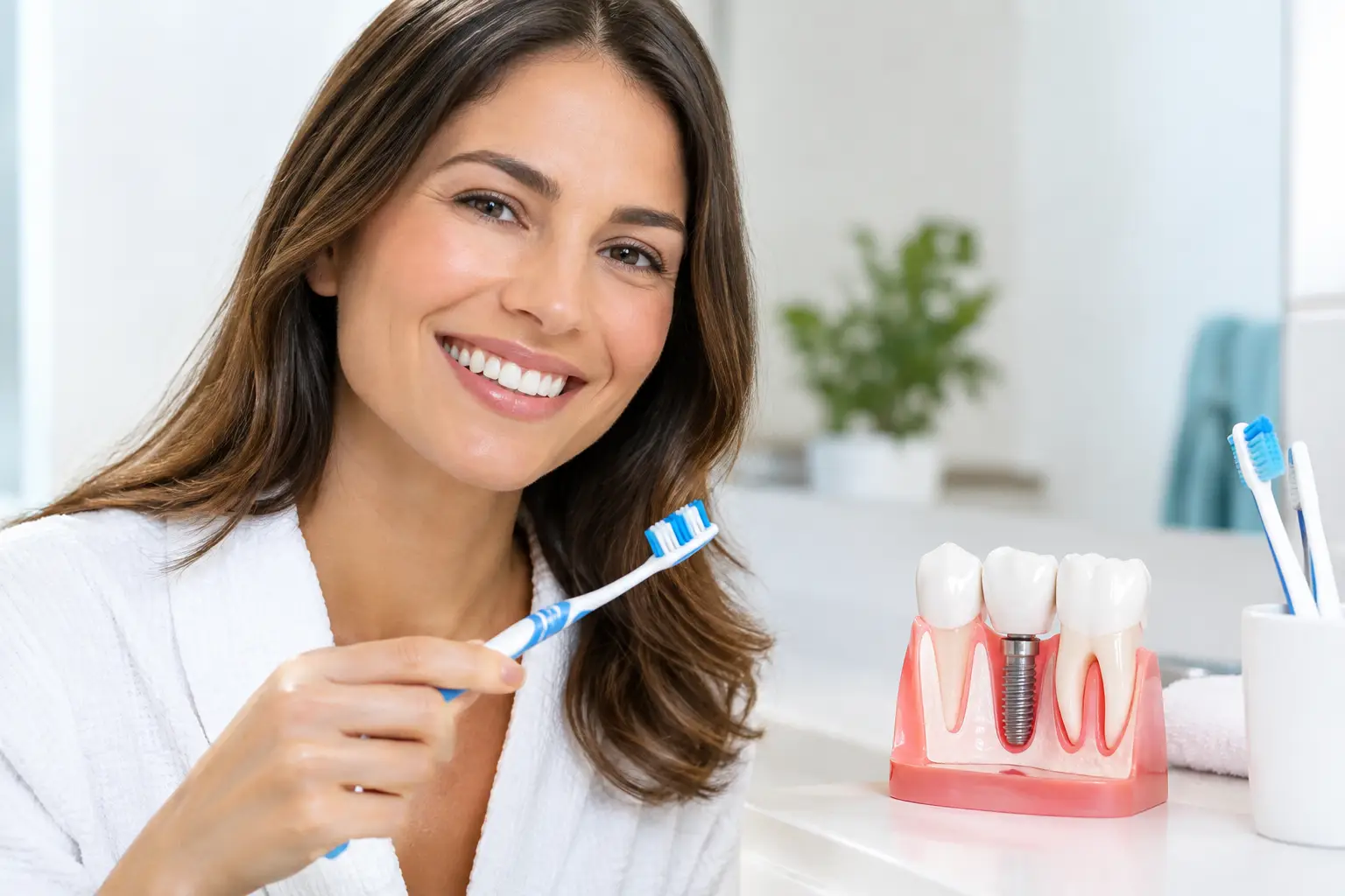 Cómo cuidar implantes dentales y tu sonrisa