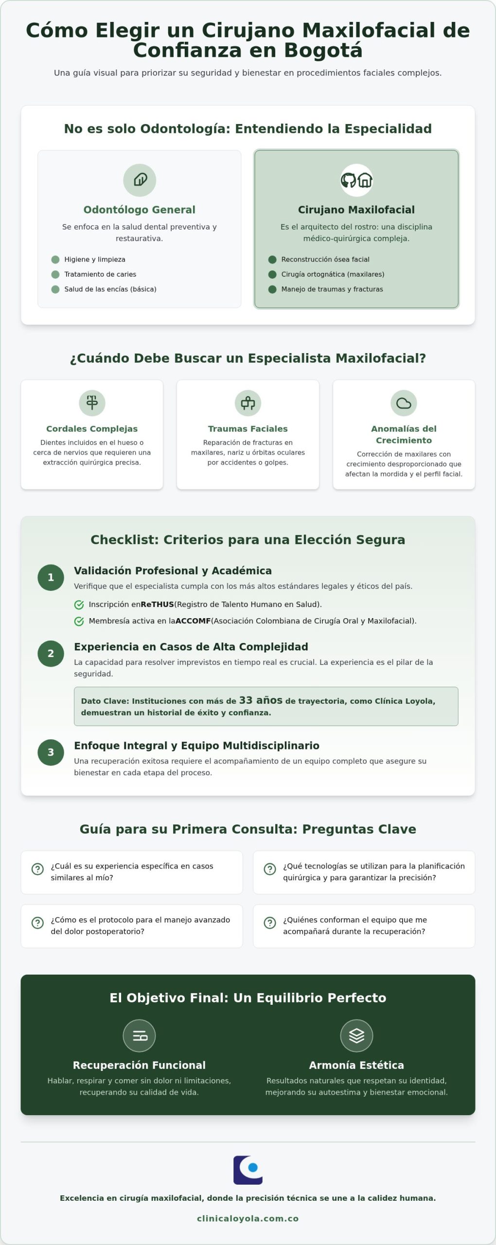 Cirujano maxilofacial recomendado en Bogotá: Guía para elegir al mejor especialista en 2026