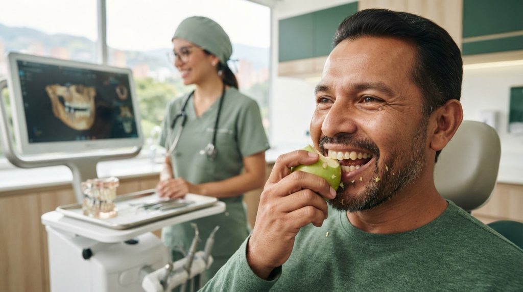 Recuperar la capacidad de masticar con implantes en Bogotá: Guía completa 2026