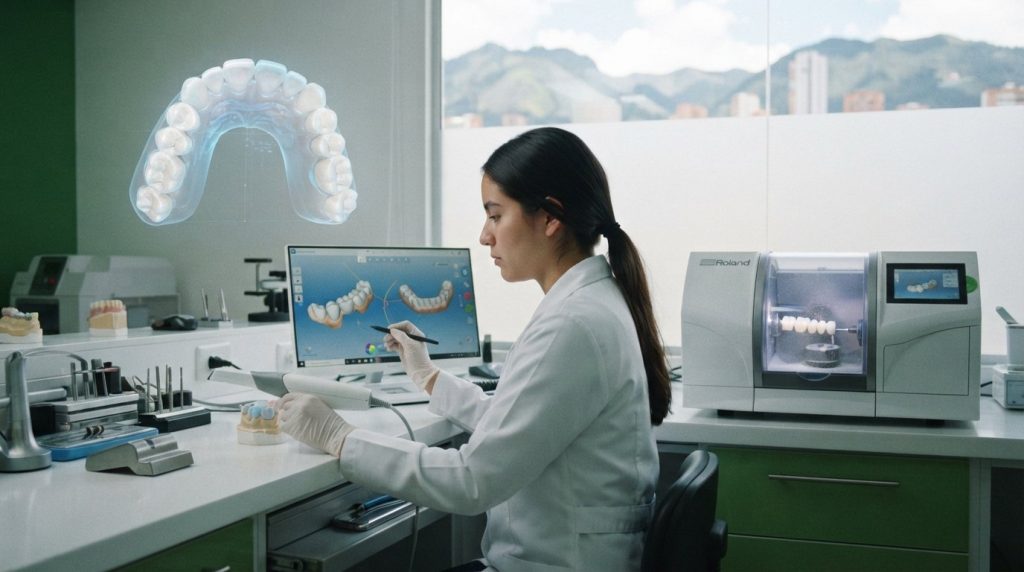 CAD/CAM para prótesis dentales en Colombia y su funcionamiento
